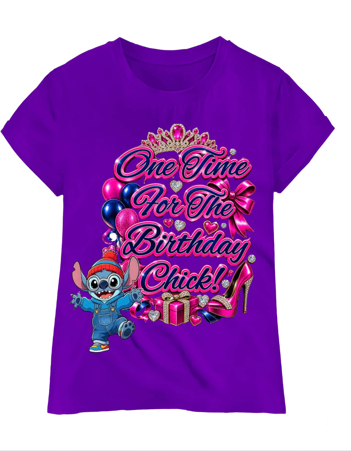 Stitch BDay Shirt (blue)