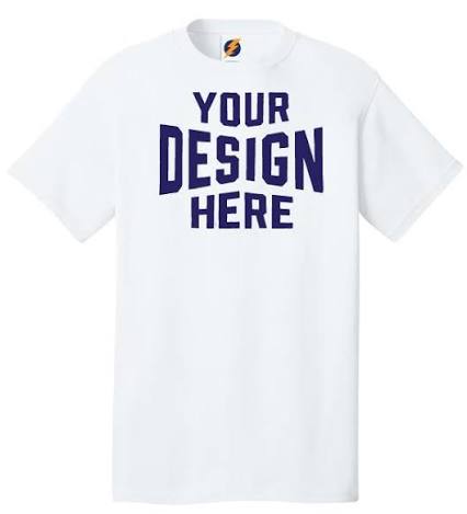 Custom Plus Size Short Sleeve T Shirt (Single Sided Print)