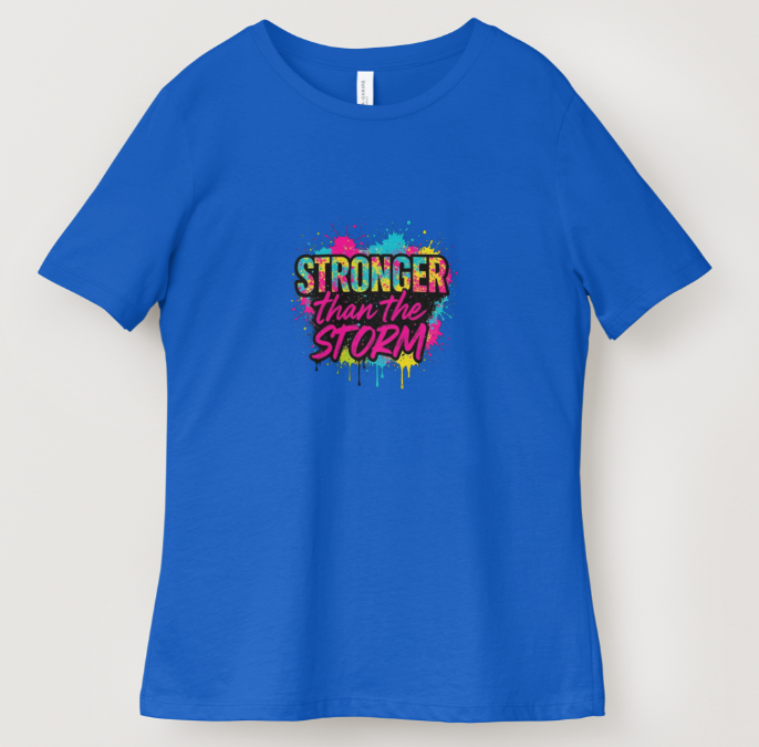 Stronger Than The Storm Short Sleeve T Shirt