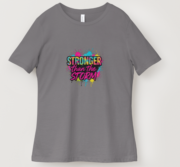 Stronger Than The Storm Short Sleeve T Shirt
